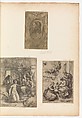 Mystic Marriage of St. Catherine, Vespasiano Strada  Italian, Etching