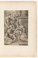 Holy Family with Saints, Andrea Schiavone (Andrea Meldola)  Italian, Etching