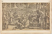 The Martyrdom of St. Peter and St. Paul, Giovanni Jacopo Caraglio Italian, Engraving