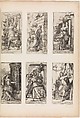 St. Matthias (?), from "Christ and the Twelve Apostles", Master F. P.  Italian, Etching