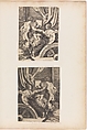 The Mystic Marriage of St. Catherine, Giulio Bonasone  Italian, Engraving