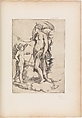 Venus and Cupid, Giacomo Francia Italian, Engraving