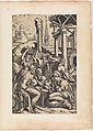 The Adoration of the Shepherds, Pieter van der Heyden  Netherlandish, Engraving; first state