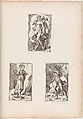 Venus, from Planets, plate 5, Giulio Bonasone Italian, Engraving
