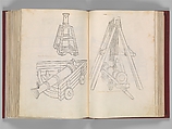 De Re Militari (On the Military Arts), Roberto Valturio (Italian, Rimini 1405–1475 Rimini), Printed book with 82 woodcut illustrations impressed by hand; illuminated initials and descriptive captions also added by hand