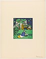 Die ferne Insel (The Remote Island) from the series Die Träumenden Knabe (The Dreaming Boys), Oskar Kokoschka (Austrian, Pöchlarn 1886–1980 Montreux), Color lithograph