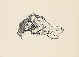 Girl, Egon Schiele Austrian, Lithograph