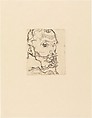 Portrait of Franz Hauer, Egon Schiele (Austrian, Tulln 1890–1918 Vienna), Drypoint
