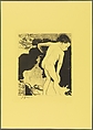 Bathers in Brittany, from the Volpini Suite: Dessins lithographiques, Paul Gauguin (French, Paris 1848–1903 Atuona, Hiva Oa, Marquesas Islands), Zincograph on chrome yellow wove paper; first edition