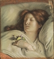 The Convalescent (A Portrait of the Artist's Wife), Ford Madox Brown British, born France, Pastel