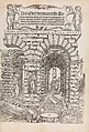 Title Page of Third Book Den eersten (-vijfsten) boeck van architecturen, Sebastiano Serlio (Italian, Bologna 1475–1554 Fontainebleau), Printed books with woodcut illustrations