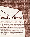 Cover of portfolio case from Walls V, Burhan Doğançay (American, born Turkey, Istanbul 1929–2013 Istanbul), Lithograph