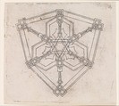 Elevation of a Gothic Pinnacle with a Hexagonal Plan, Wenzel von Olmutz (German, Moravian, active ca. 1481–1500), Engraving
