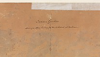Paradise, Federico Zuccaro (Zuccari) (Italian, Sant&#39;Angelo in Vado 1540/42–1609 Ancona), Pen and brown ink, brush and brown wash, watercolor, gouache, highlighted with white gouache, left and central sections squared in red chalk, on three sheets of brown paper, joined vertically.  A piece of brown paper with figures of Christ, the Virgin, and St. John the Baptist, measuring 14.0 x 24.0 cm., has been affixed at the center of the drawing.