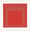 SP V, Josef Albers American, born Germany, Screenprint