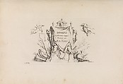 Desseins a Plusieurs Usages Inventés par M. B. Toro (Title Page), Jean Bernard Toro  French, Etching