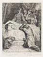 "Oh! Oh! Oh!": plate 14 from Othello (Act 5, Scene 2), Théodore Chassériau  French, Etching, engraving, and roulette on chine collé; second edition (Gazette des Beaux-Arts)