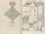 Spread of Folio LXV verso and Folio LXVI Den eersten (-vijfsten) boeck van architecturen, Sebastiano Serlio (Italian, Bologna 1475–1554 Fontainebleau), Printed books with woodcut illustrations