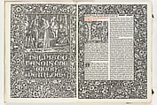 The Well at the World's End, William Morris (British, Walthamstow, London 1834–1896 Hammersmith, London), Illustrations: woodcuts; one of eight vellum bound copies