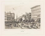 Broad-Way, New York, Isidore-Laurent Deroy French, Lithograph