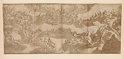 Paradise, Jacopo Tintoretto (Jacopo Robusti) Italian, Pen and brown ink, washed