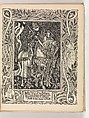 The Faerie Queene, A Poem in Six Books with the Fragment Mutabilitie: Book I, Edmund Spenser (British, London 1552?–1599 London), Illustrations: woodcuts