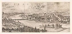 View of the City of Prague, Johannes Wechter (German, Nuremberg ca. 1550–after 1606 Eichstatt, Bavaria), Etching