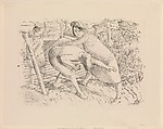 Barbed Wire, Stanley Spencer  British, Lithograph