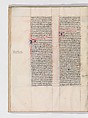 De architectura, Marcus Pollio Vitruvius (Roman, active late 1st century BCE), Manuscript; brownish black ink and red and blue pigments on vellum