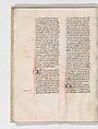 De architectura, Marcus Pollio Vitruvius (Roman, active late 1st century BCE), Manuscript; brownish black ink and red and blue pigments on vellum
