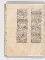 De architectura, Marcus Pollio Vitruvius (Roman, active late 1st century BCE), Manuscript; brownish black ink and red and blue pigments on vellum