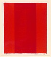 18 Cantos, Barnett Newman (American, New York 1905–1970 New York), A portfolio of 18 lithographs with a title page and colophon