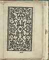 Recto 11 Opera Nova Universali intitulata Corona di racammi, Giovanni Andrea Vavassore (Italian, active Venice 1530–1573) , Venice, Woodcut