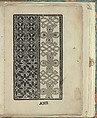 Opera Nova Universali intitulata Corona di racammi, Giovanni Andrea Vavassore (Italian, active Venice 1530–1573)  , Venice, Woodcut