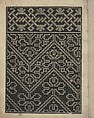 Libbretto nouellamete composto per maestro Domenico da Sera...lauorare di ogni sorte di punti, Domenico da Sera (French, active Italy, 16th century)  , Lyon, Woodcut