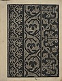 Libbretto nouellamete composto per maestro Domenico da Sera...lauorare di ogni sorte di punti, Domenico da Sera (French, active Italy, 16th century)  , Lyon, Woodcut