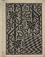 Libbretto nouellamete composto per maestro Domenico da Sera...lauorare di ogni sorte di punti, Domenico da Sera (French, active Italy, 16th century)  , Lyon, Woodcut