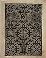 Libbretto nouellamete composto per maestro Domenico da Sera...lauorare di ogni sorte di punti, Domenico da Sera (French, active Italy, 16th century)  , Lyon, Woodcut
