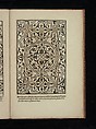 Livre de Moresques, page 8 (verso), Francesco di Pellegrino (Italian, born Florence, died 1552), Woodcut