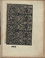 Esemplario di Lauori..., Giovanni Andrea Vavassore (Italian, active Venice 1530–1573)  , Venice, Woodcut