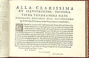 Corona delle Nobili et Virtuose Donne: Libro I-IV, Cesare Vecellio (Italian, Pieve di Cadore 1521–1601 Venice), Woodcut
