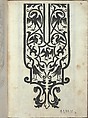 Libro quarto. De rechami per elquale se impara in diuersi modi lordine e il modo de recamare...Opera noua, Alessandro Paganino (Italian, active Salò, Toscolano and Venice, 1511–38), Woodcut