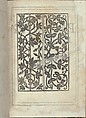 Libro quarto. De rechami per elquale se impara in diuersi modi lordine e il modo de recamare...Opera noua, Alessandro Paganino (Italian, active Salò, Toscolano and Venice, 1511–38), Woodcut