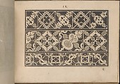 Prima Parte de' Fiori, e Disegni di varie sorti di Ricami Moderni, Giovanni Battista Ciotti (Italian, born Siena, ca. 1560), Woodcut