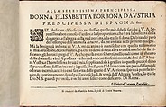 Teatro delle Nobili et Virtuose Donne..., Isabella Catanea Parasole (Italian, ca. 1565/70–ca. 1625), Woodcut, engraving