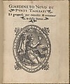 Giardineto novo di punti tagliati et gropposi per exercitio & ornamento delle donne (Venice 1554), Matteo Pagano (Italian, 1515–1588), Woodcut