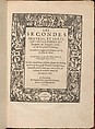Les Secondes Oeuvres, et Subtiles Inventions De Lingerie du Seigneur Federic de Vinciolo Venitien, Federico de Vinciolo (Italian, active Paris, ca. 1587–99), Woodcut