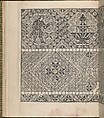 Giardineto novo di punti tagliati et gropposi per exercitio & ornamento delle donne (Venice 1554), Matteo Pagano (Italian, 1515–1588), Woodcut