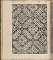 Giardineto novo di punti tagliati et gropposi per exercitio & ornamento delle donne (Venice 1554), Matteo Pagano (Italian, 1515–1588), Woodcut