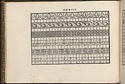La Vera Perfettione del Disegno di varie sorti di recami, Giovanni Ostaus (Italian, active Venice ca. 1554–91)  , Venice, Woodcut